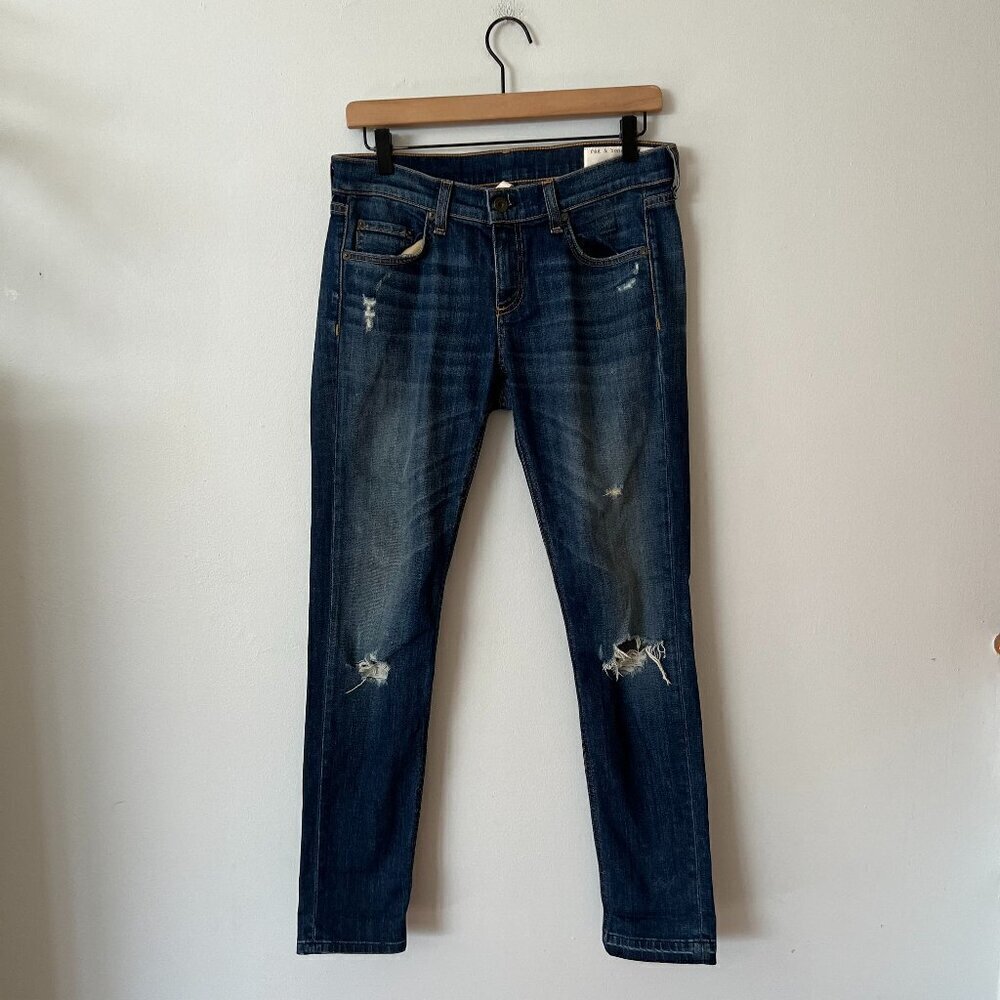 Rag & Bone Dre Boyfriend Jeans Canyon Wash Women's Size 26